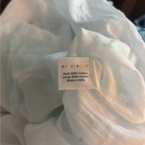 Roller Rabbit Cotton Aitona Carlisa Colorful Midi Skirt Medium - Picture 4 of 4